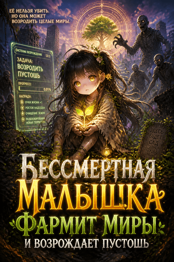 Бессмертная малышка фармит миры и возрождает пустошь