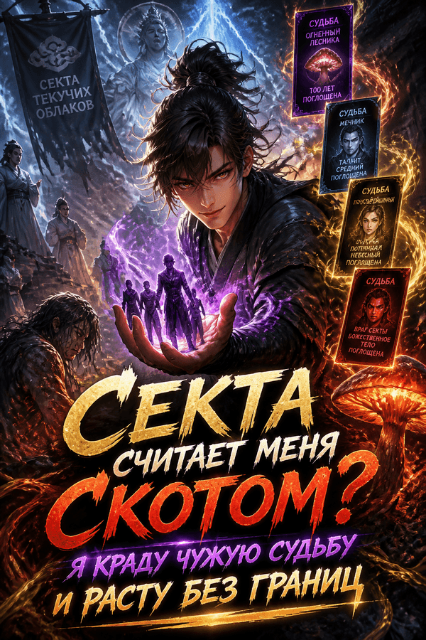 Секта считает меня скотом? Я краду чужую судьбу и расту без границ