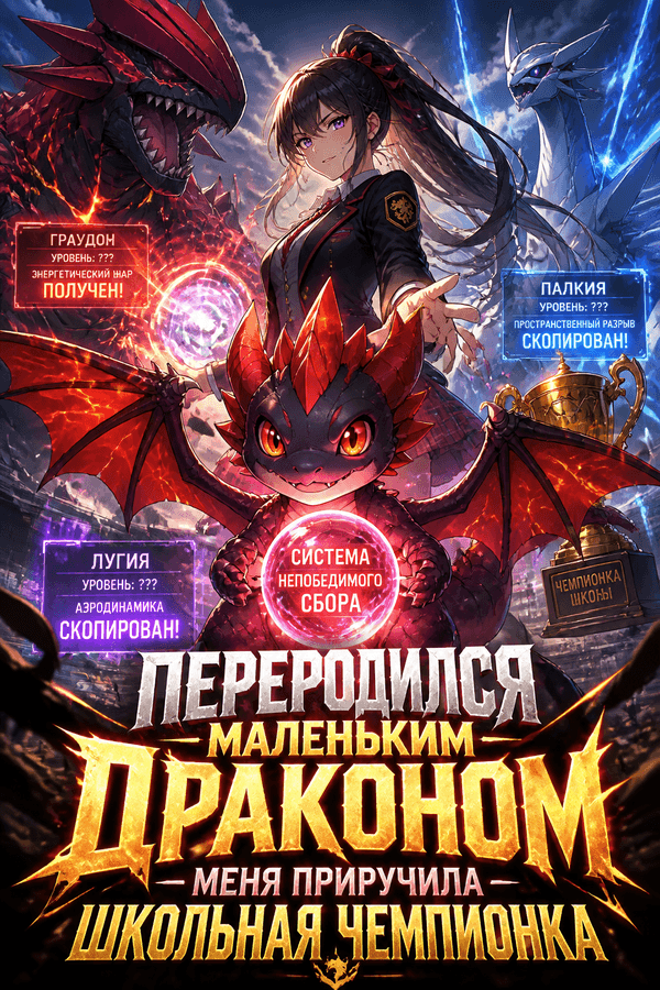 Переродился маленьким драконом — меня приручила школьная чемпионка