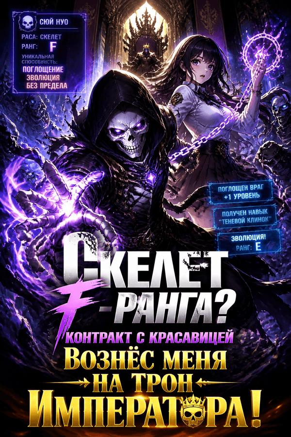 Скелет F-ранга? Контракт с красавицей вознёс меня на трон Императора!