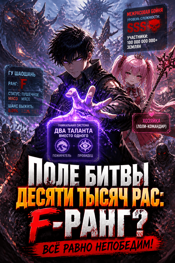 Поле Битвы Десяти Тысяч Рас: F-ранг? Всё равно непобедим!