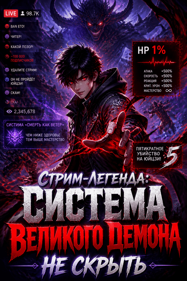 Стрим-легенда: Система Великого Демона не скрыть