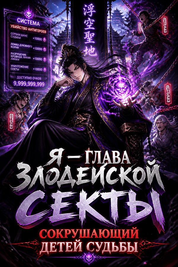 Я — глава злодейской секты, сокрушающий детей судьбы