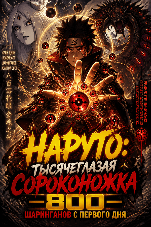 Наруто: Тысячеглазая сороконожка — 800 шаринганов с первого дня