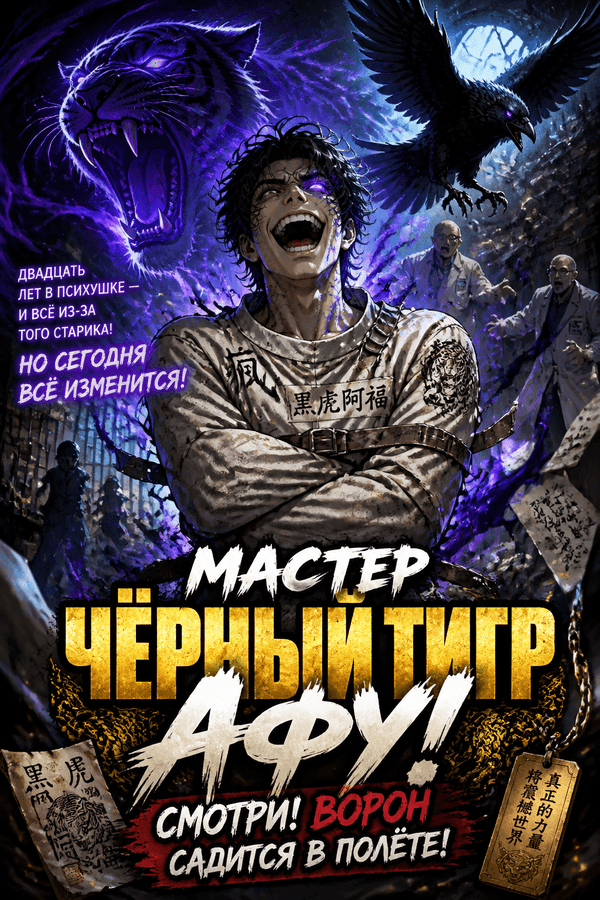 Мастер Чёрный Тигр Афу! Смотри! Ворон садится в полёте!