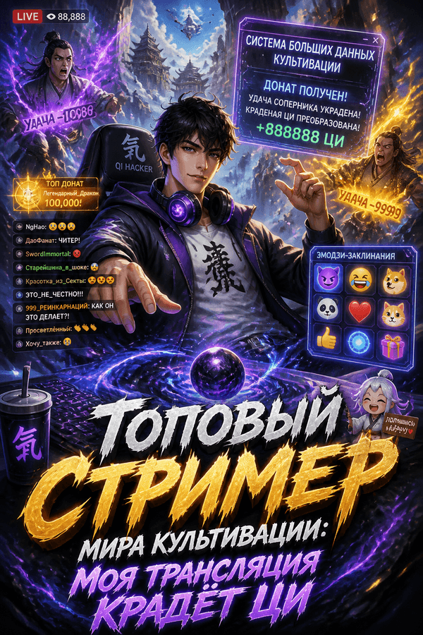 Топовый стример мира культивации: Моя трансляция крадёт ци