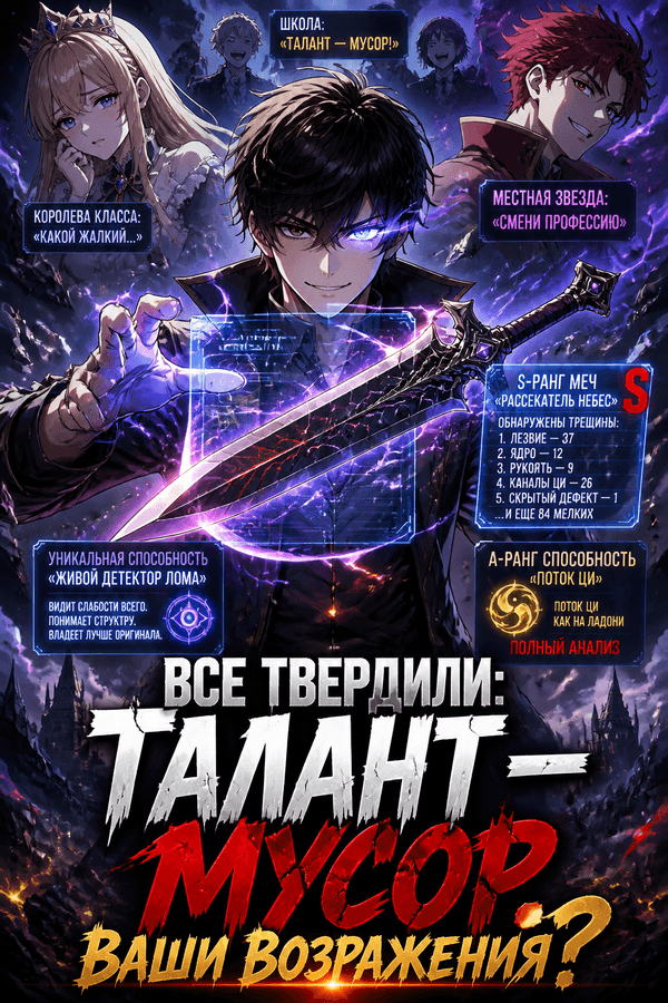 Все твердили: талант — мусор. Ваши возражения?