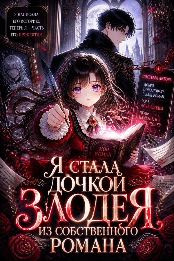 Я стала дочкой злодея из собственного романа