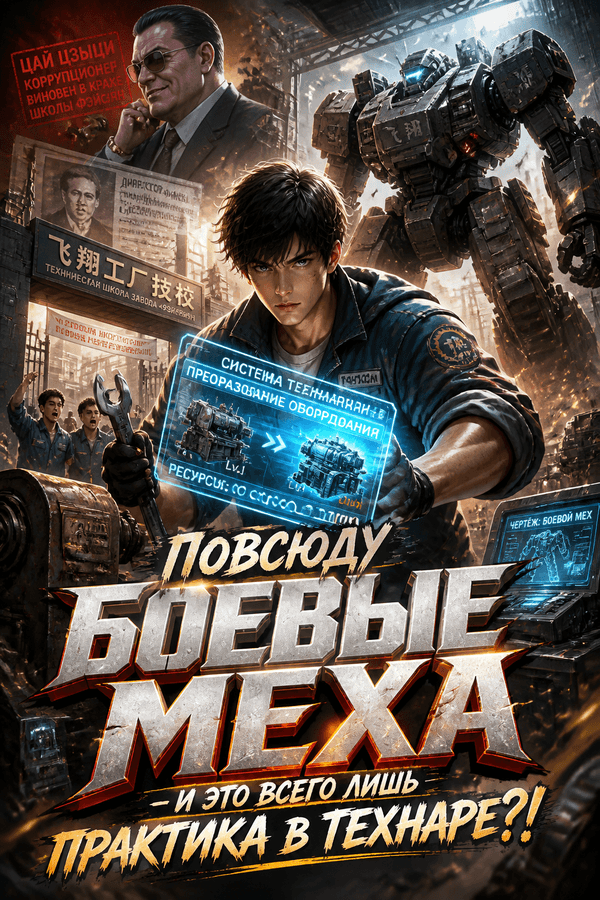 Повсюду боевые меха — и это всего лишь практика в технаре?!