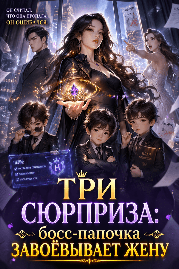 Три сюрприза: босс-папочка завоёвывает жену