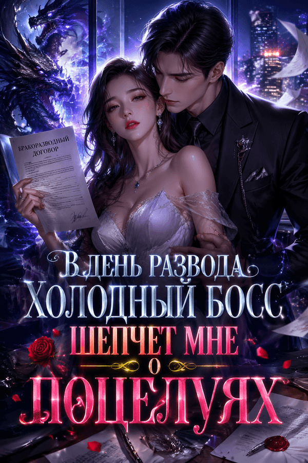 В день развода холодный босс шепчет мне о поцелуях