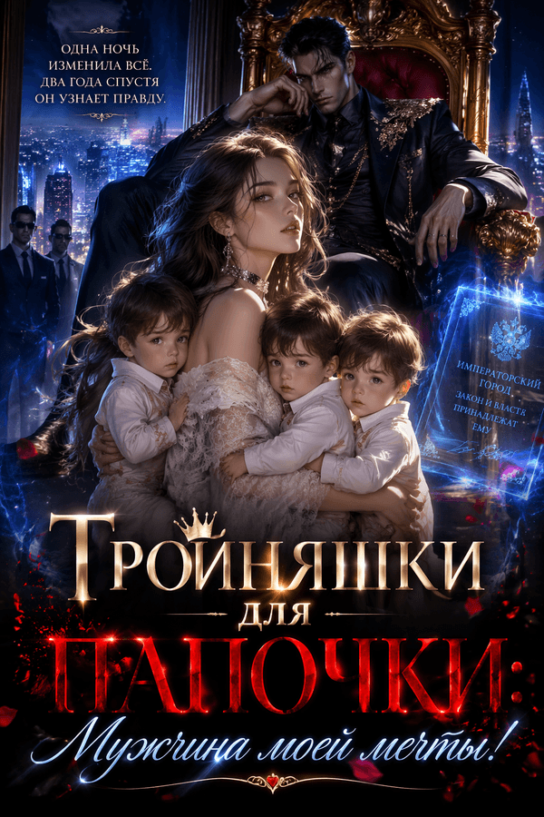 Тройняшки для папочки: Мужчина моей мечты!