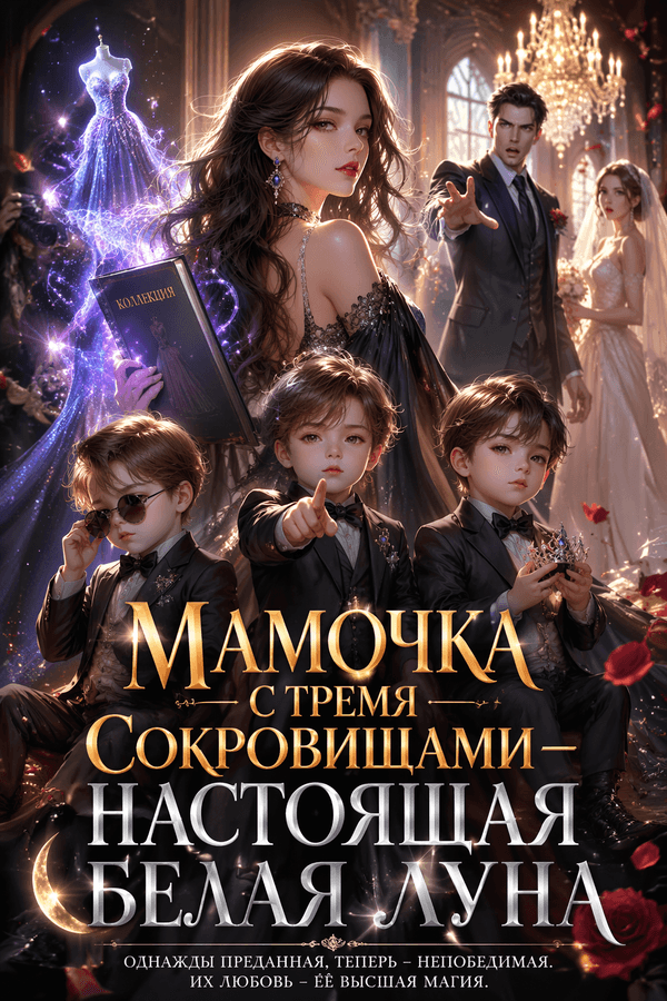 Мамочка с тремя сокровищами — настоящая белая луна