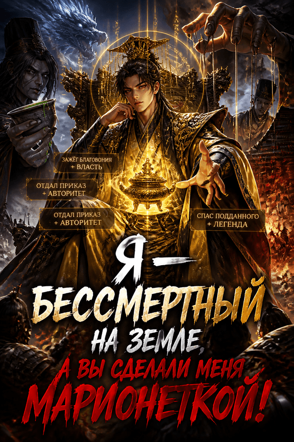 Я — бессмертный на земле, а вы сделали меня марионеткой!