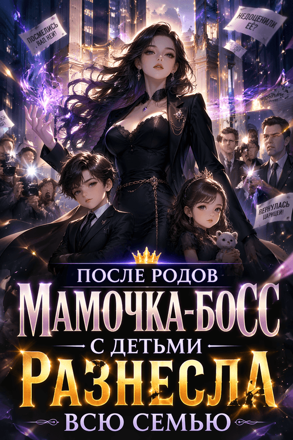 После родов мамочка-босс с детьми разнесла всю семью