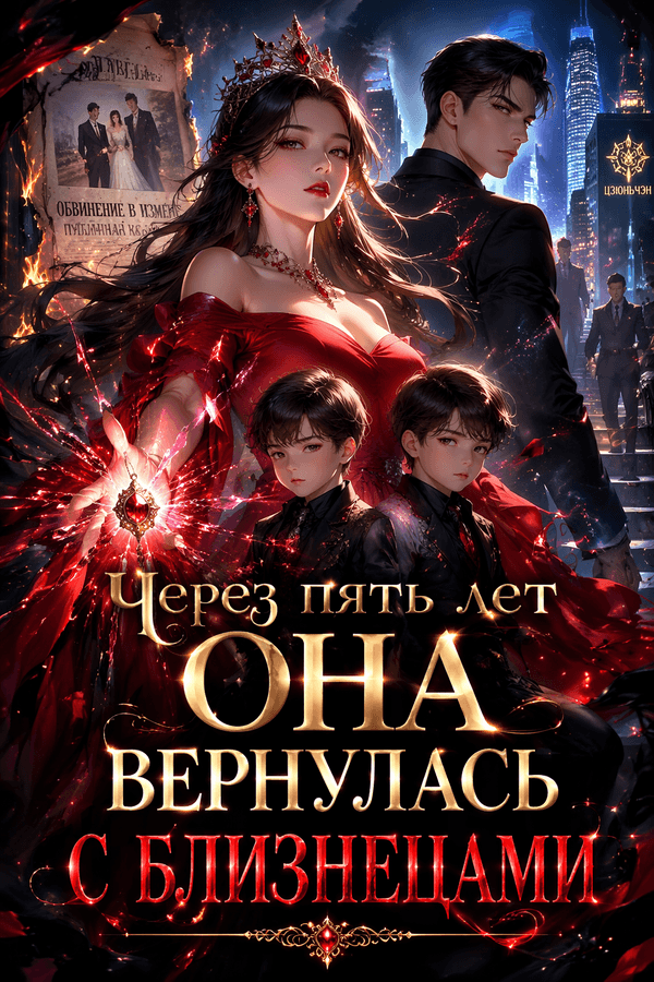 Через пять лет она вернулась с близнецами