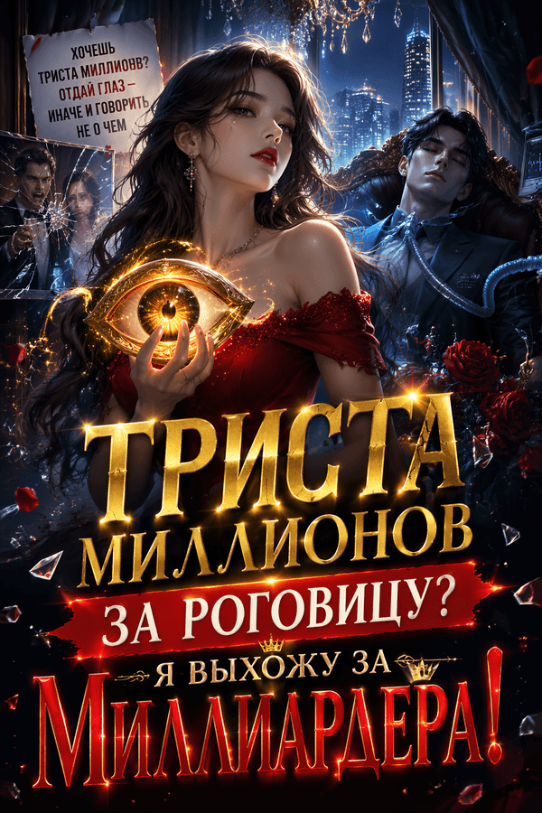 Триста миллионов за роговицу? Я выхожу за миллиардера!