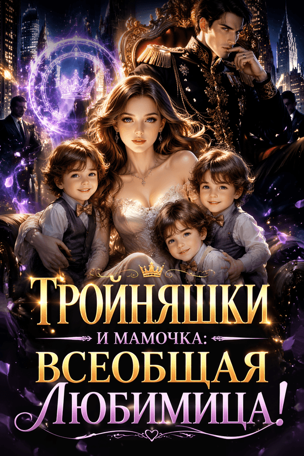 Тройняшки и мамочка: Всеобщая любимица!