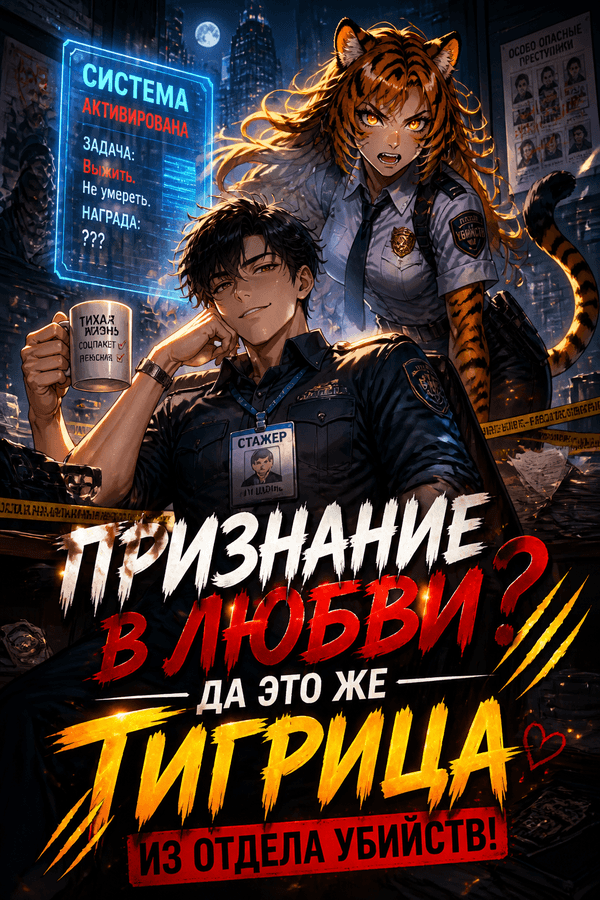 Признание в любви? Да это же тигрица из отдела убийств!