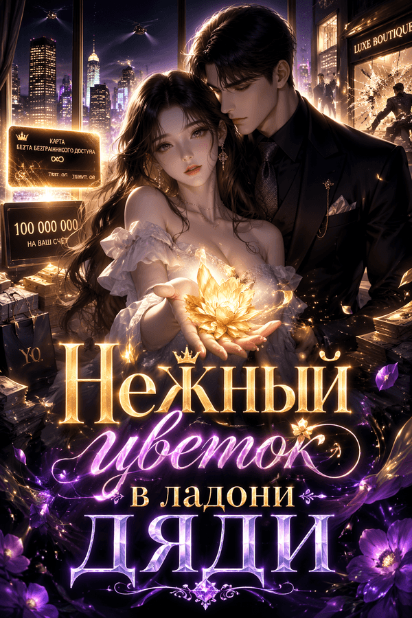 Нежный цветок в ладони дяди