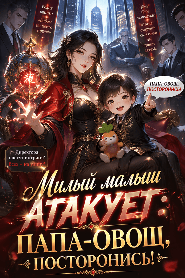 Милый малыш атакует: папа-овощ, посторонись!