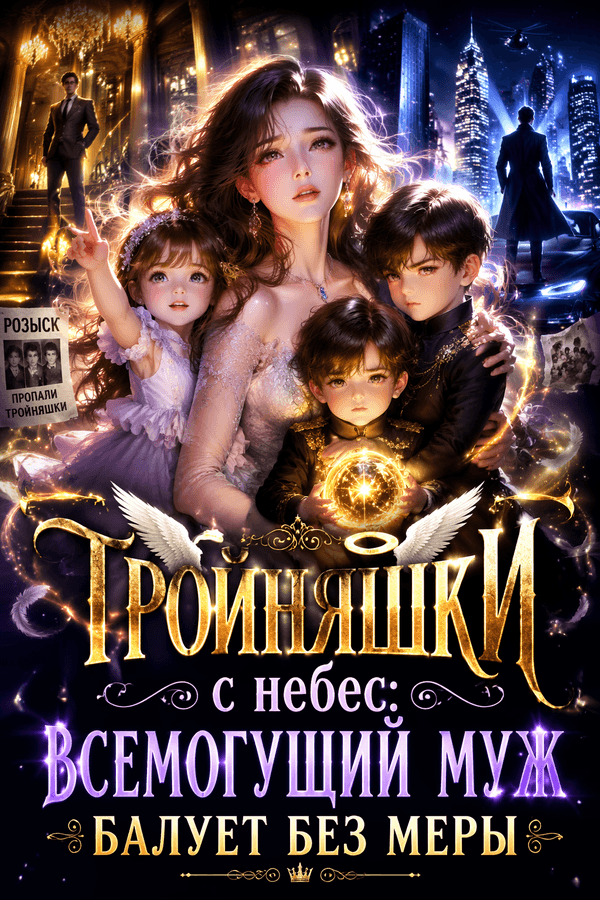 Тройняшки с небес: Всемогущий муж балует без меры