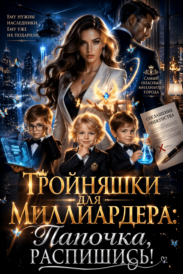 Тройняшки: Папочка-миллиардер, будь сдержаннее