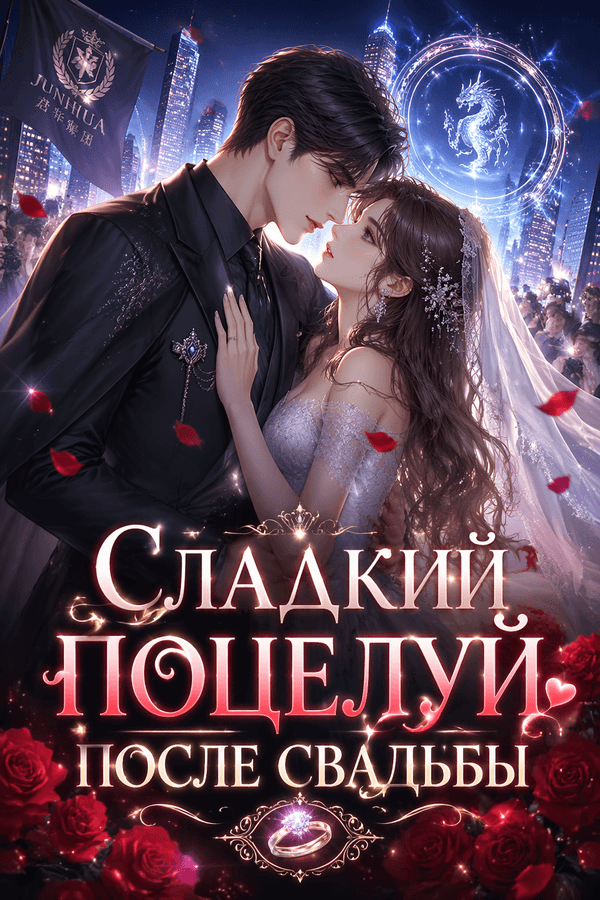 Сладкий поцелуй после свадьбы