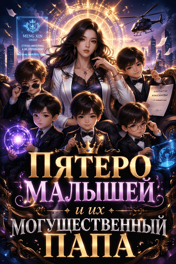 Пятеро малышей и их могущественный папа