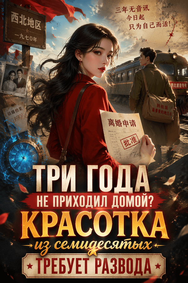 Три года не приходил домой? Красотка из семидесятых требует развода