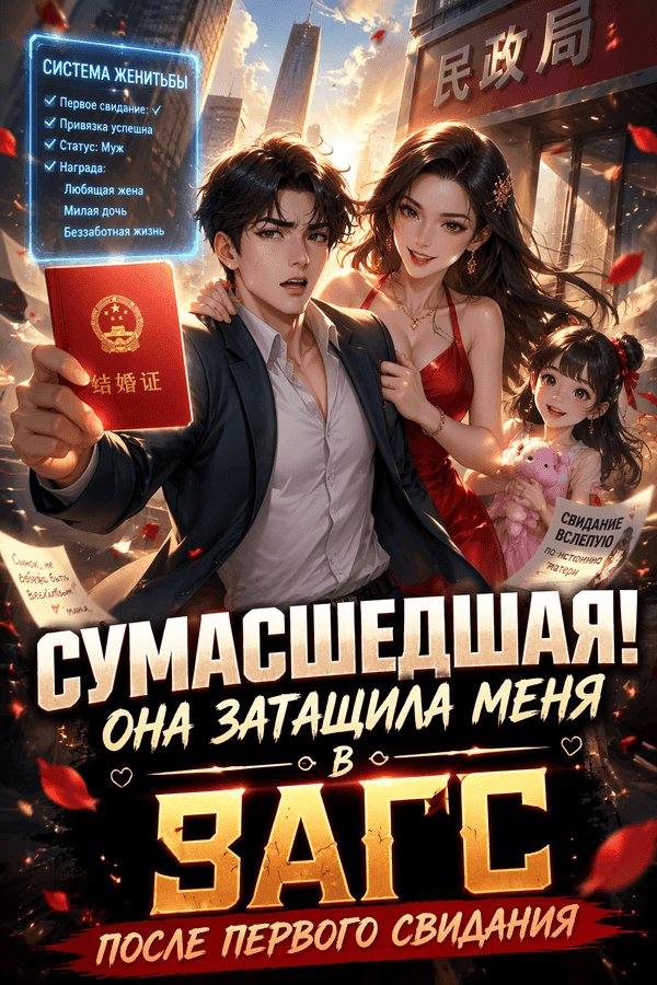 Сумасшедшая! Она затащила меня в ЗАГС после первого свидания