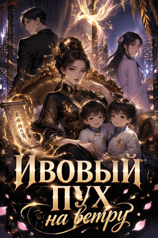 Ивовый пух на ветру