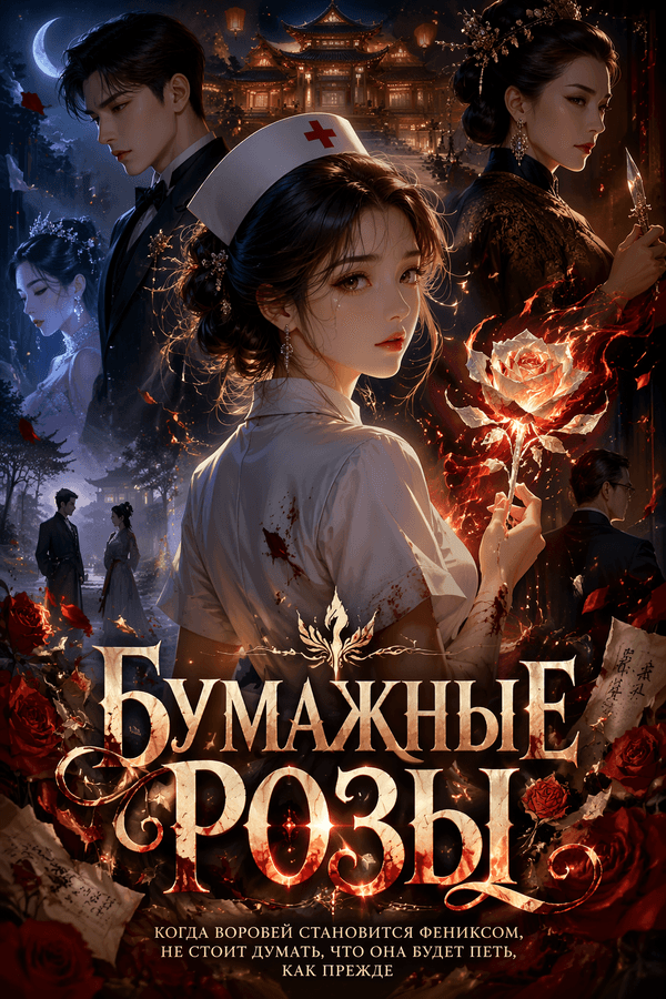 Бумажные розы