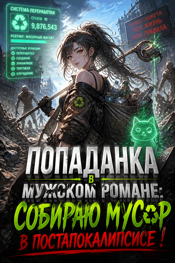 Попаданка в мужском романе: собираю мусор в постапокалипсисе!