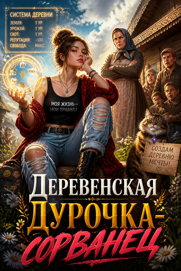 Деревенская дурочка-сорванец