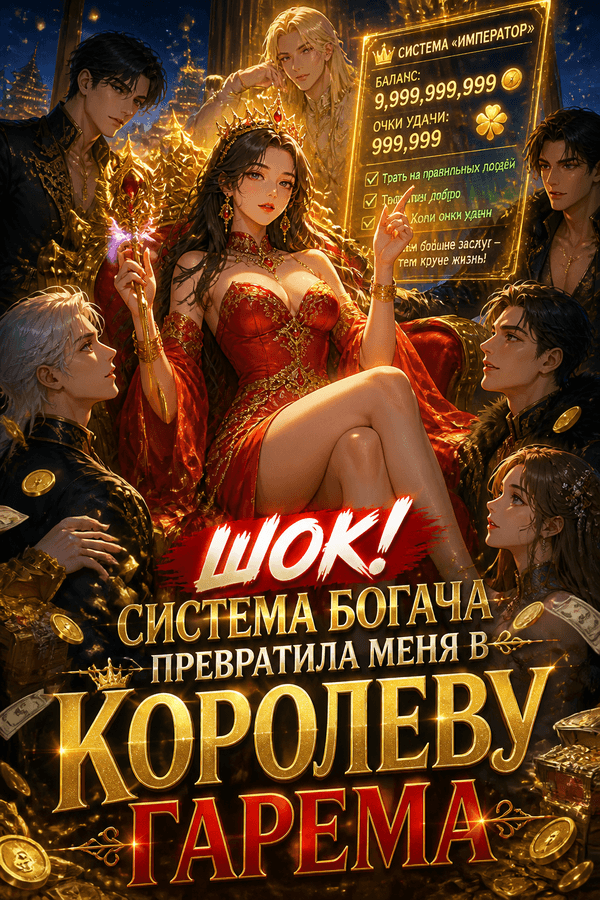 Шок! Система богача превратила меня в королеву гарема