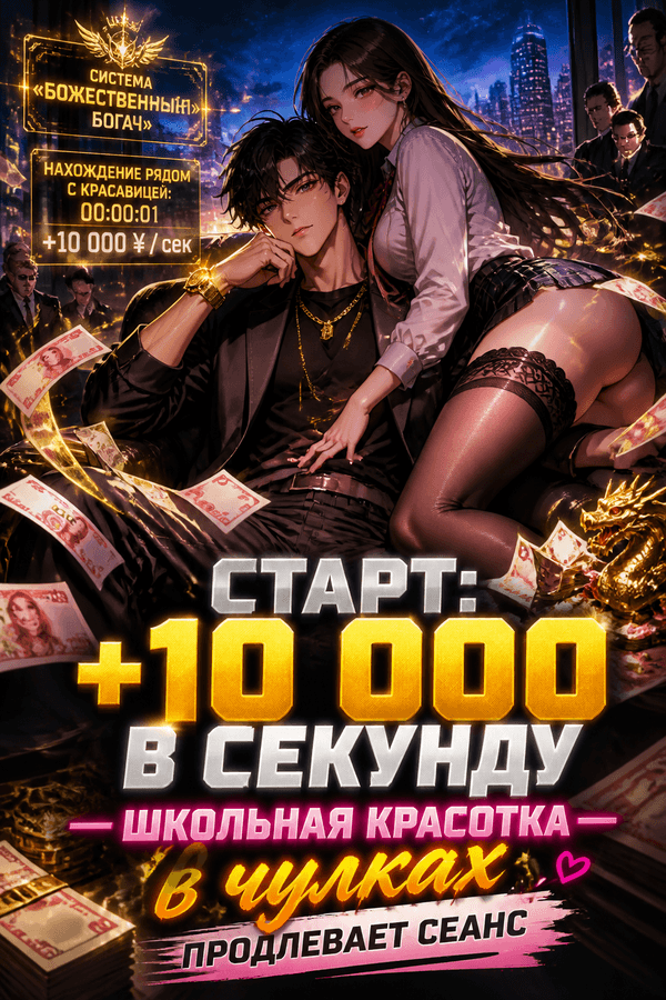 Старт: +10 000 в секунду — школьная красотка в чулках продлевает сеанс