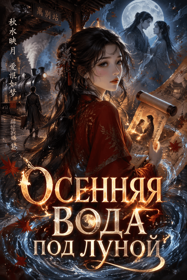 Осенняя вода под луной