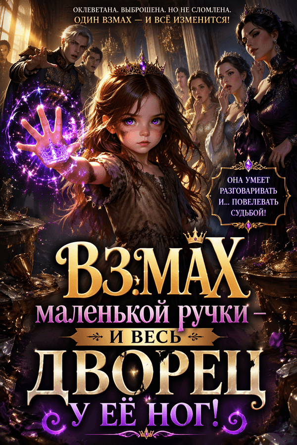 Взмах маленькой ручки — и весь дворец у её ног!