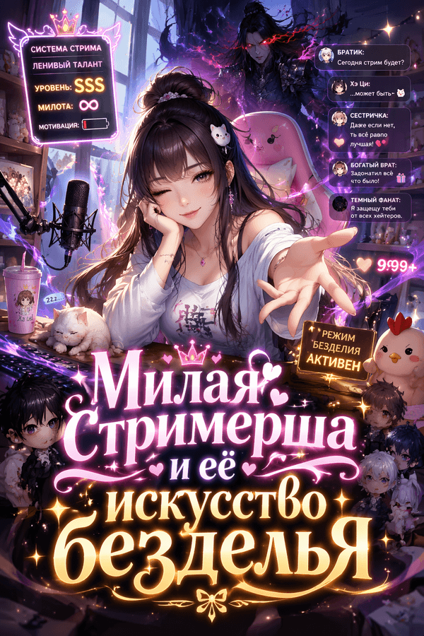 Милая стримерша и её искусство безделья