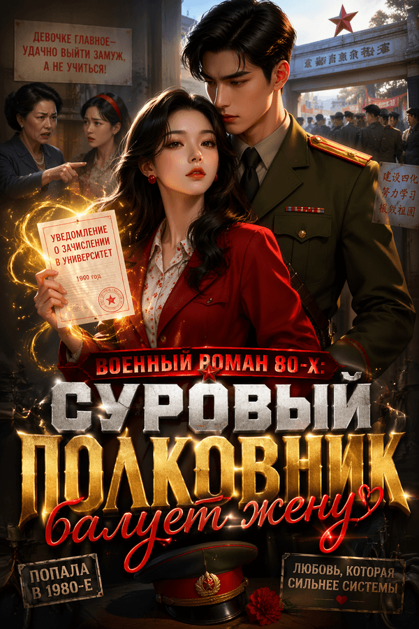 Военный роман 80-х: Суровый полковник балует жену