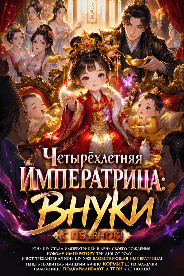Четырёхлетняя императрица: Внуки с пелёнок!
