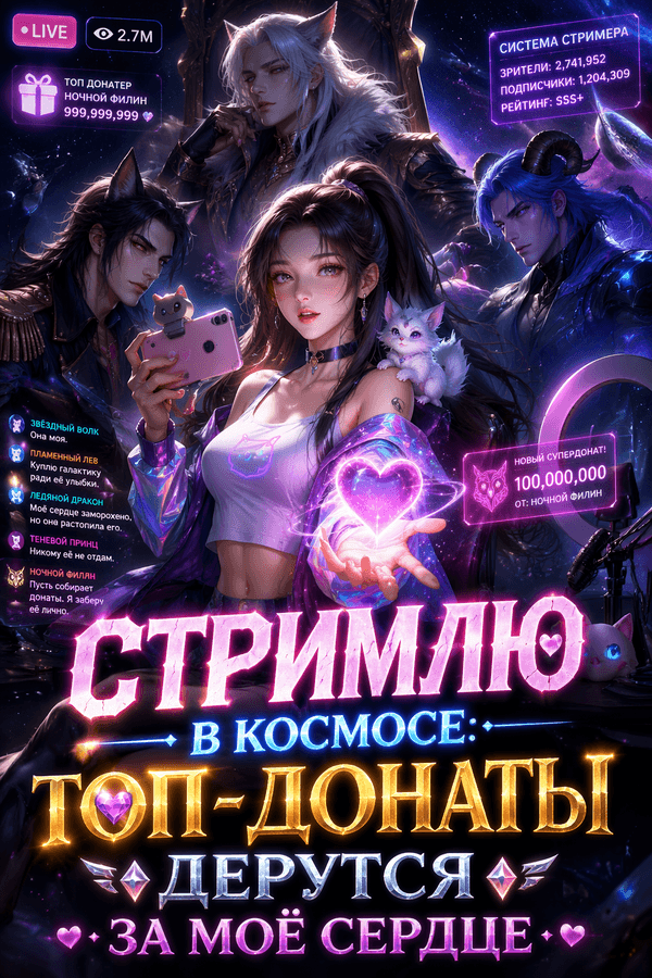 Стримлю в космосе: топ-донаты дерутся за моё сердце