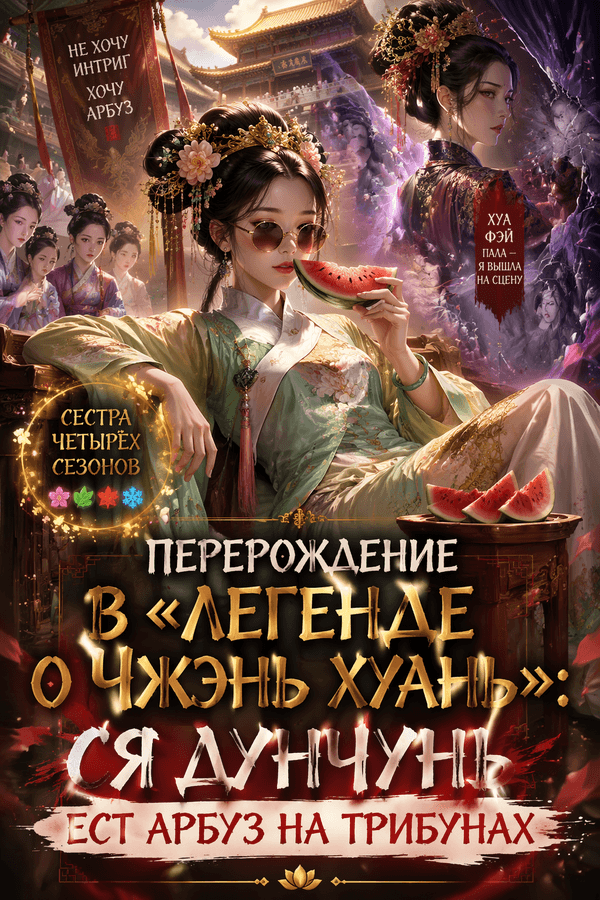 Перерождение в «Легенде о Чжэнь Хуань»: Ся Дунчунь ест арбуз на трибунах