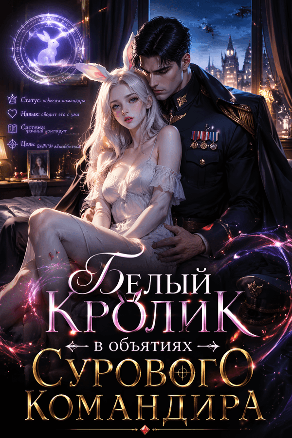 Белый кролик в объятиях сурового командира