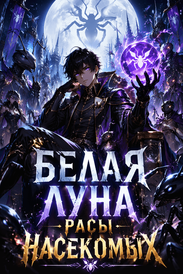 Белая луна расы насекомых