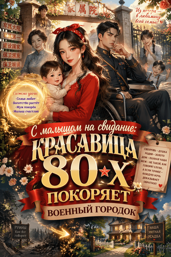 С малышом на свидание: красавица 80-х покоряет военный городок
