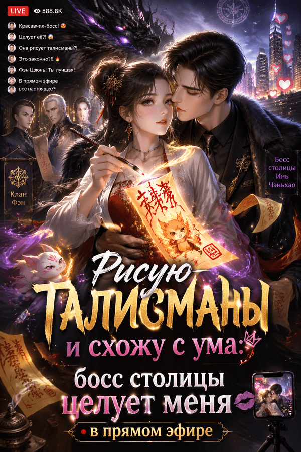 Рисую талисманы и схожу с ума: босс столицы целует меня в прямом эфире