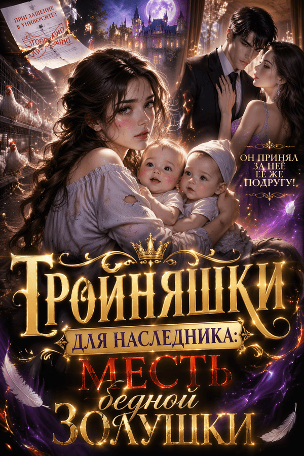 Тройняшки для наследника: месть бедной золушки