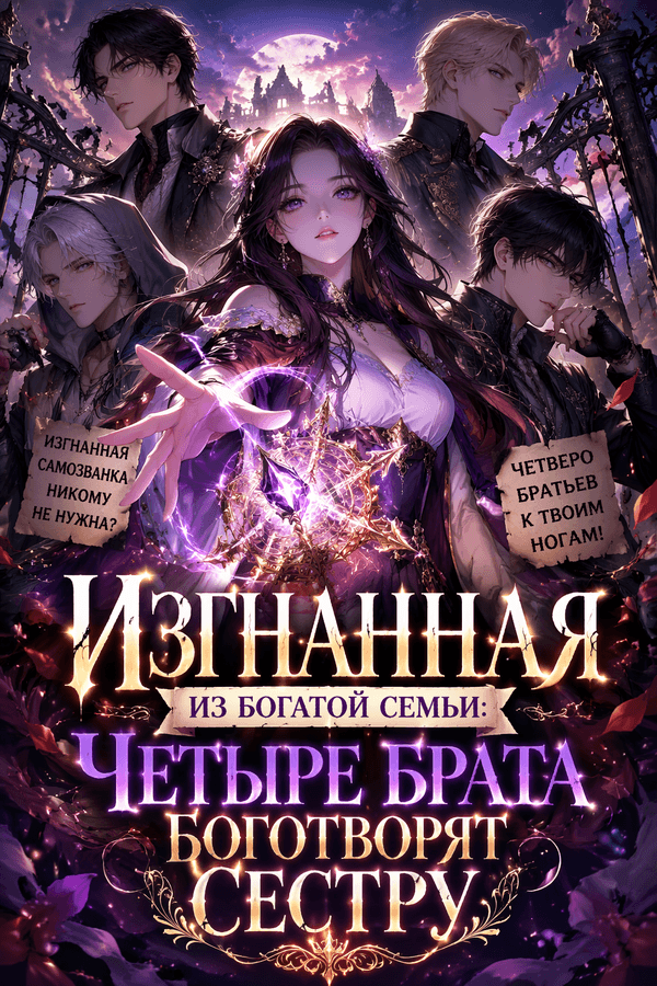 Изгнанная из богатой семьи: четыре брата боготворят сестру